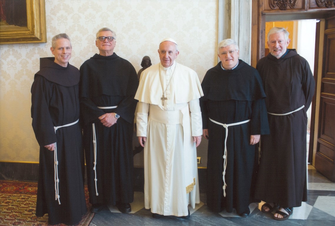 Il Papa incontra i superiori francescani