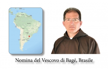 Nomina del Vescovo di Bagé, Brasile, 2018.09.26.