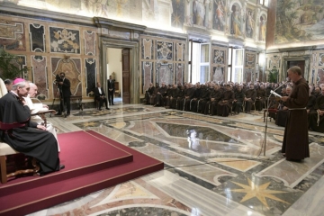 Audience du Pape François aux participants au Chapitre