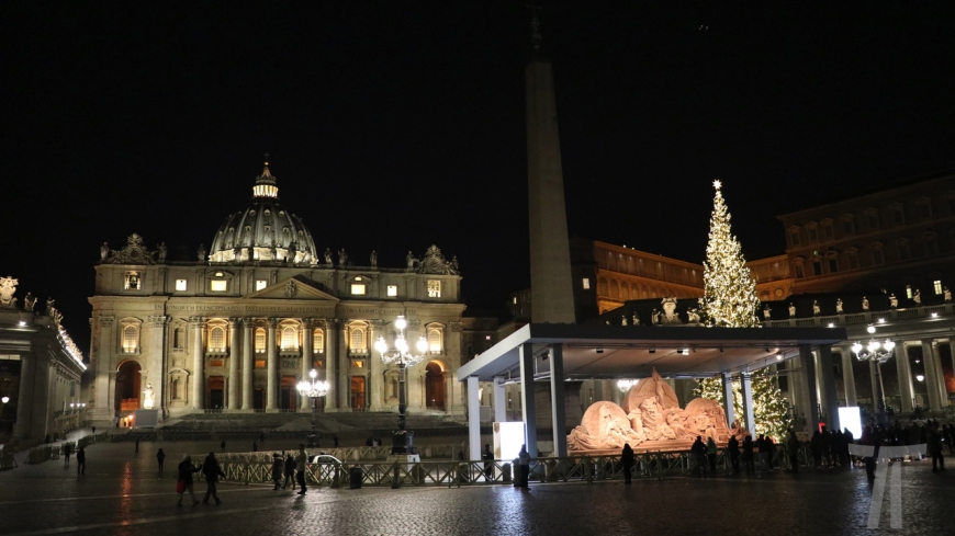 Vatican, Noël 2018, crèche de Noël