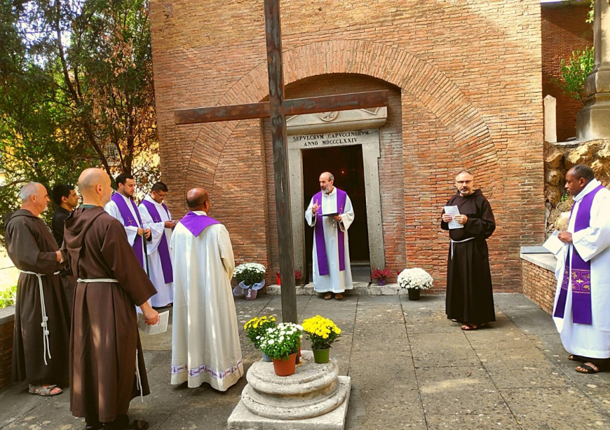 Celebrazione dell’Eucaristia per i frati defunti
